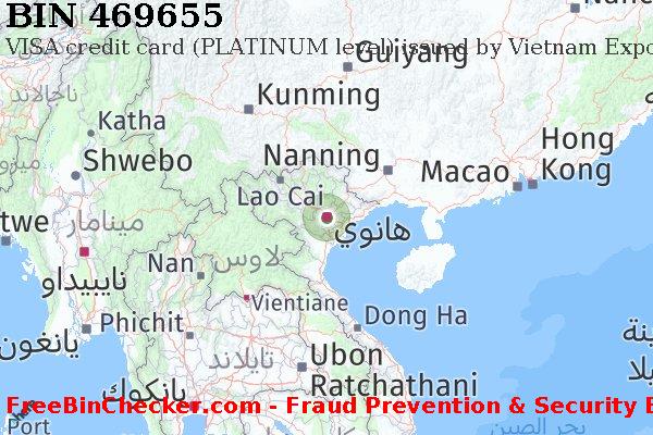 469655 VISA credit Vietnam VN قائمة BIN