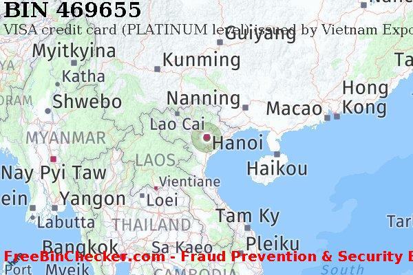 469655 VISA credit Vietnam VN BIN Danh sách
