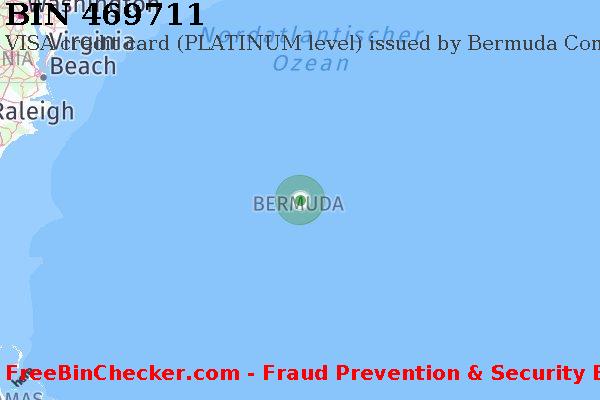 469711 VISA credit Bermuda BM BIN-Liste