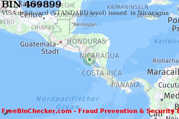469899 VISA debit Nicaragua NI BIN-Liste