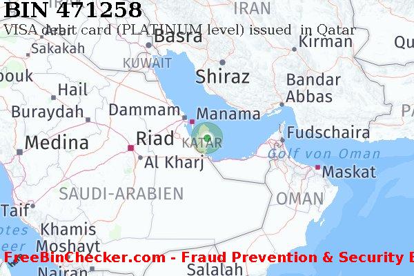 471258 VISA debit Qatar QA BIN-Liste