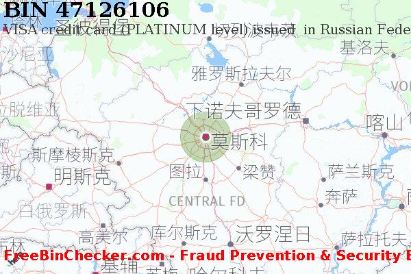 47126106 VISA credit Russian Federation RU BIN列表