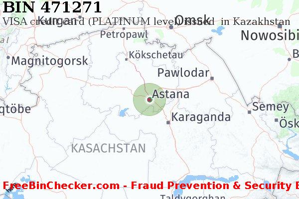 471271 VISA credit Kazakhstan KZ BIN-Liste