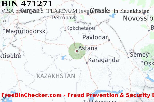 471271 VISA credit Kazakhstan KZ BIN Liste 