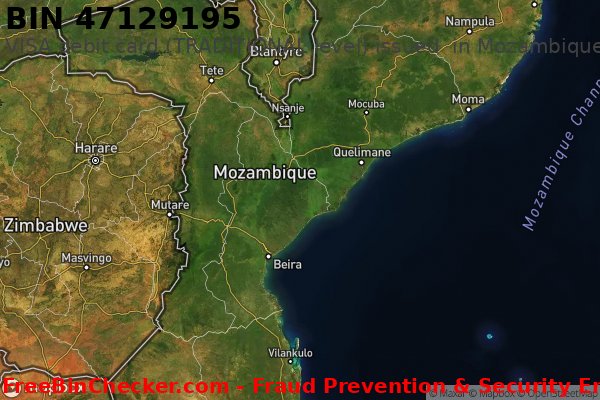 47129195 VISA debit Mozambique MZ BIN List