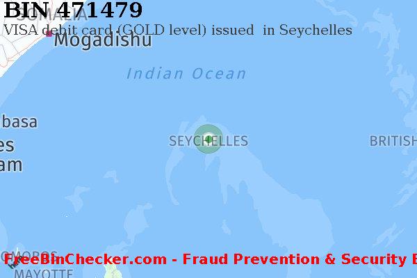 471479 VISA debit Seychelles SC BIN List