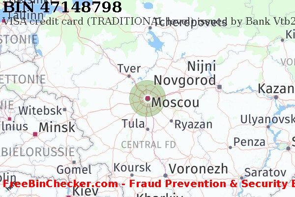 47148798 VISA credit Russian Federation RU BIN Liste 