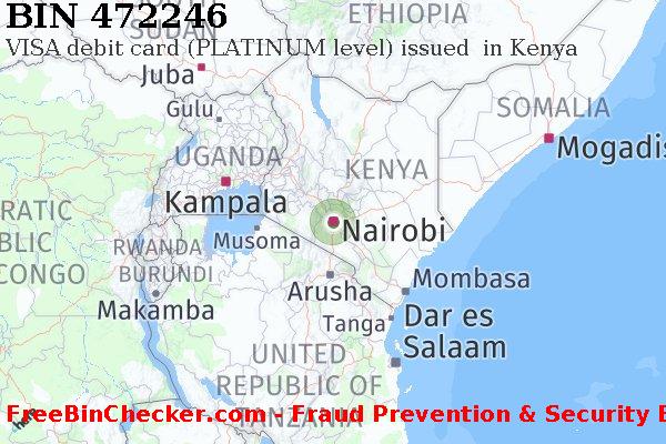 472246 VISA debit Kenya KE BIN List