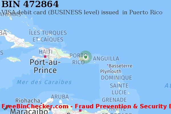 472864 VISA debit Puerto Rico PR BIN Liste 