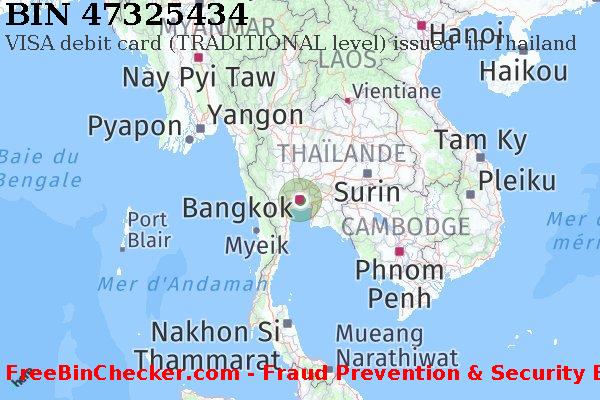 47325434 VISA debit Thailand TH BIN Liste 