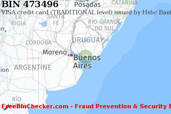 473496 VISA credit Uruguay UY BIN Liste 