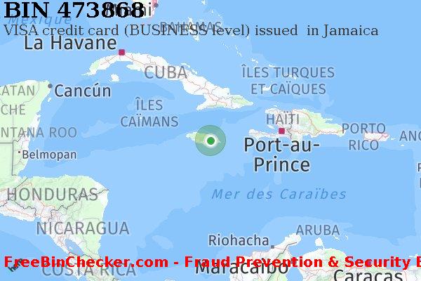 473868 VISA credit Jamaica JM BIN Liste 