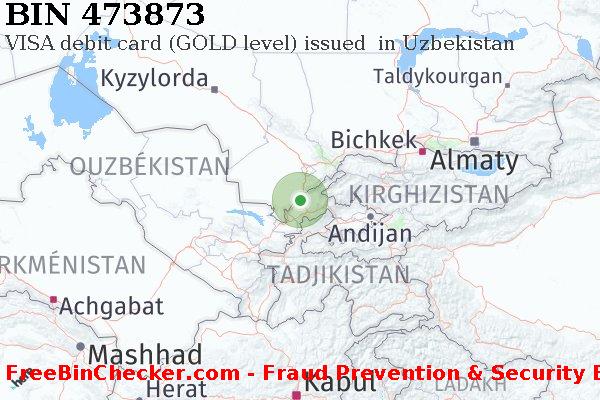 473873 VISA debit Uzbekistan UZ BIN Liste 