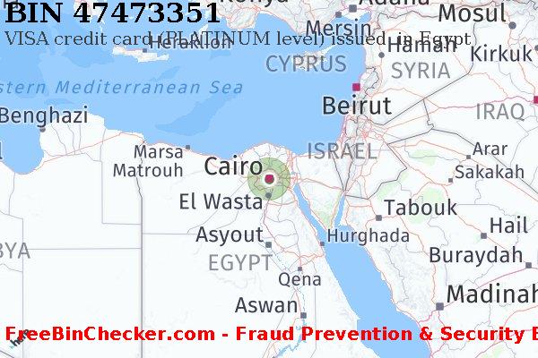 47473351 VISA credit Egypt EG BIN List