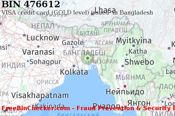 476612 VISA credit Bangladesh BD Список БИН