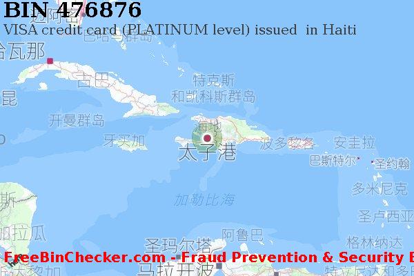 476876 VISA credit Haiti HT BIN列表