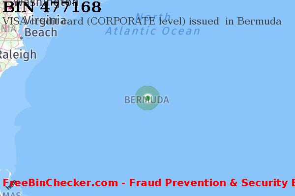 477168 VISA credit Bermuda BM BINリスト