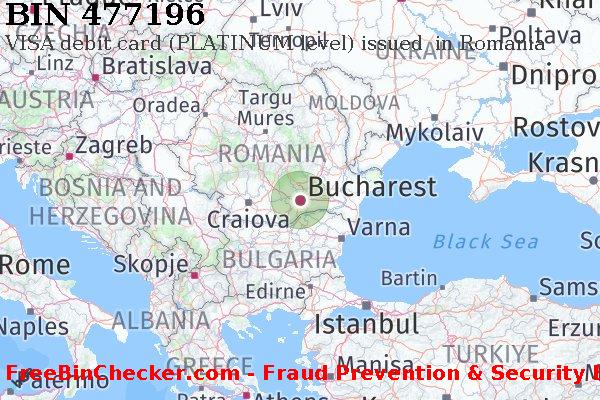 477196 VISA debit Romania RO বিন তালিকা