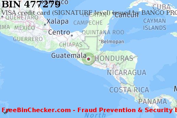 477279 VISA credit Guatemala GT BIN List