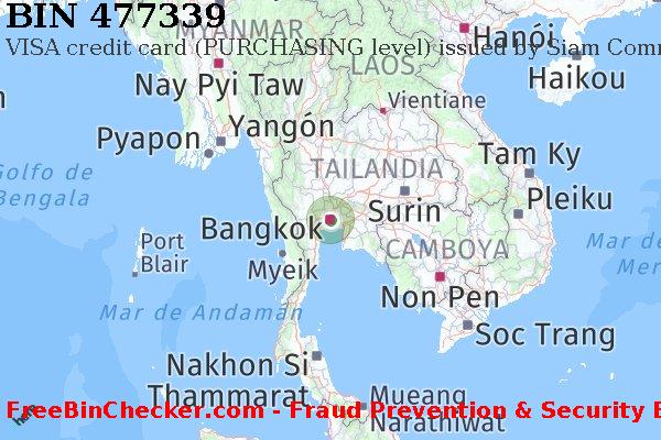 477339 VISA credit Thailand TH Lista de BIN