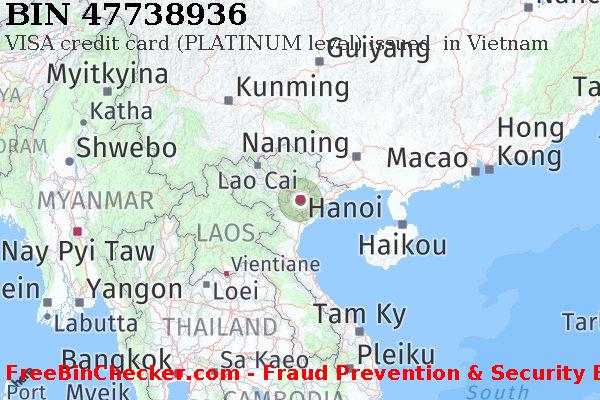 47738936 VISA credit Vietnam VN BIN Lijst