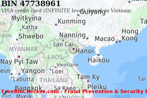 47738961 VISA credit Vietnam VN BIN Lijst