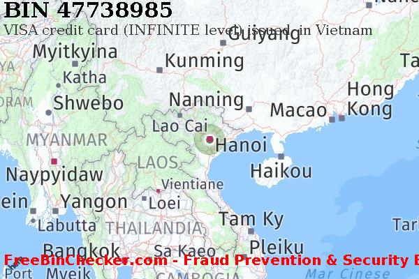 47738985 VISA credit Vietnam VN Lista BIN