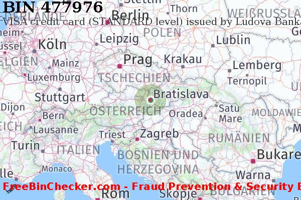 477976 VISA credit Slovakia (Slovak Republic) SK BIN-Liste
