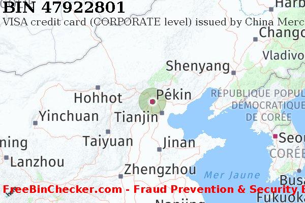 47922801 VISA credit China CN BIN Liste 