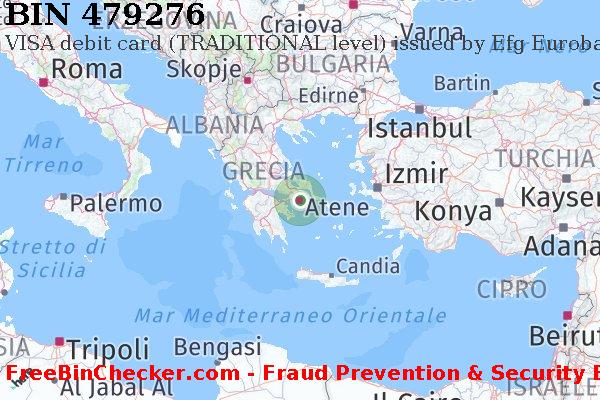 479276 VISA debit Greece GR Lista BIN