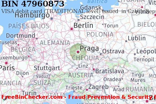 47960873 VISA debit Czech Republic CZ Lista de BIN