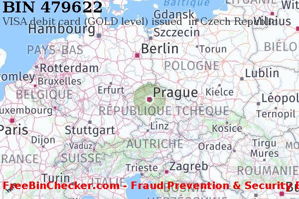 479622 VISA debit Czech Republic CZ BIN Liste 