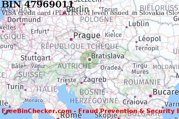 47969011 VISA credit Slovakia (Slovak Republic) SK BIN Liste 
