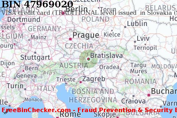 47969020 VISA credit Slovakia (Slovak Republic) SK BIN List