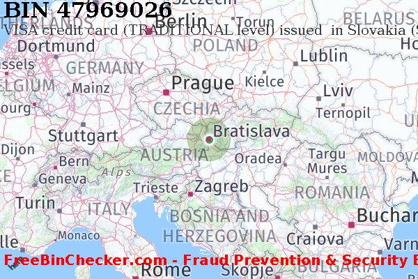 47969026 VISA credit Slovakia (Slovak Republic) SK BIN List