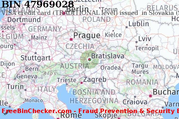 47969028 VISA credit Slovakia (Slovak Republic) SK BIN Danh sách