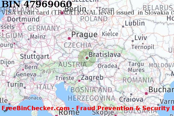 47969060 VISA credit Slovakia (Slovak Republic) SK BIN List