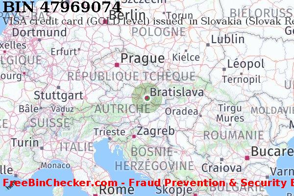 47969074 VISA credit Slovakia (Slovak Republic) SK BIN Liste 