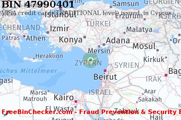 47990401 VISA credit Cyprus CY BIN-Liste