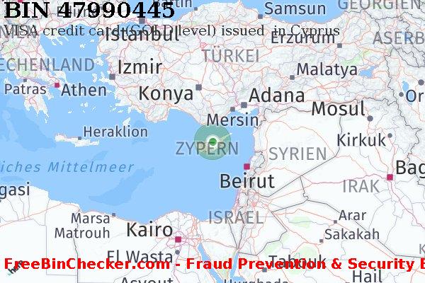 47990445 VISA credit Cyprus CY BIN-Liste
