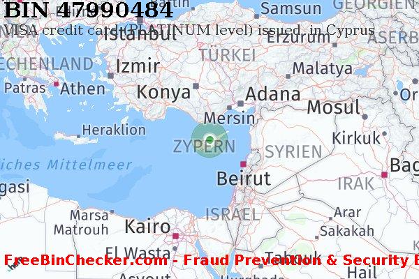 47990484 VISA credit Cyprus CY BIN-Liste