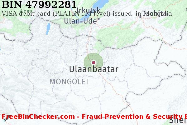 47992281 VISA debit Mongolia MN BIN-Liste