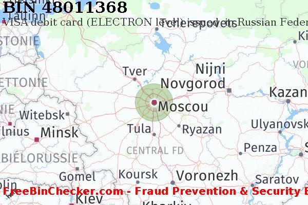 48011368 VISA debit Russian Federation RU BIN Liste 