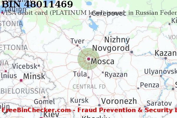 48011469 VISA debit Russian Federation RU Lista BIN