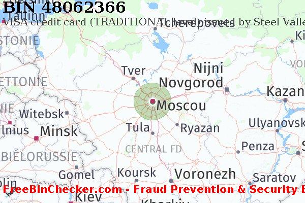 48062366 VISA credit Russian Federation RU BIN Liste 