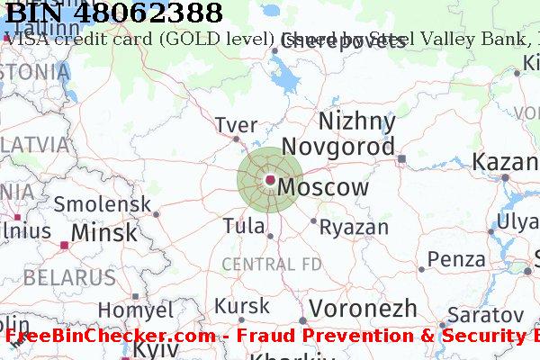 48062388 VISA credit Russian Federation RU BIN List