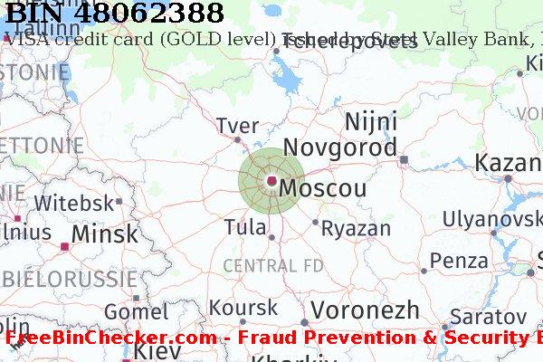48062388 VISA credit Russian Federation RU BIN Liste 