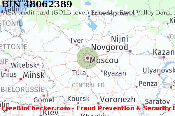 48062389 VISA credit Russian Federation RU BIN Liste 