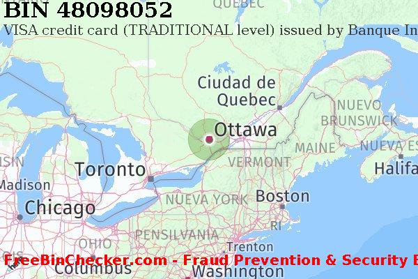 48098052 VISA credit Canada CA Lista de BIN