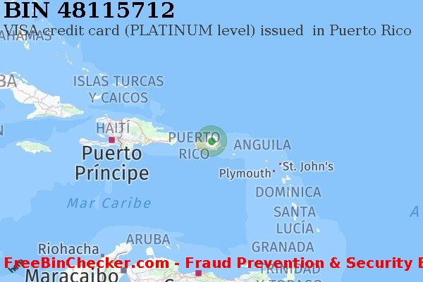 48115712 VISA credit Puerto Rico PR Lista de BIN
